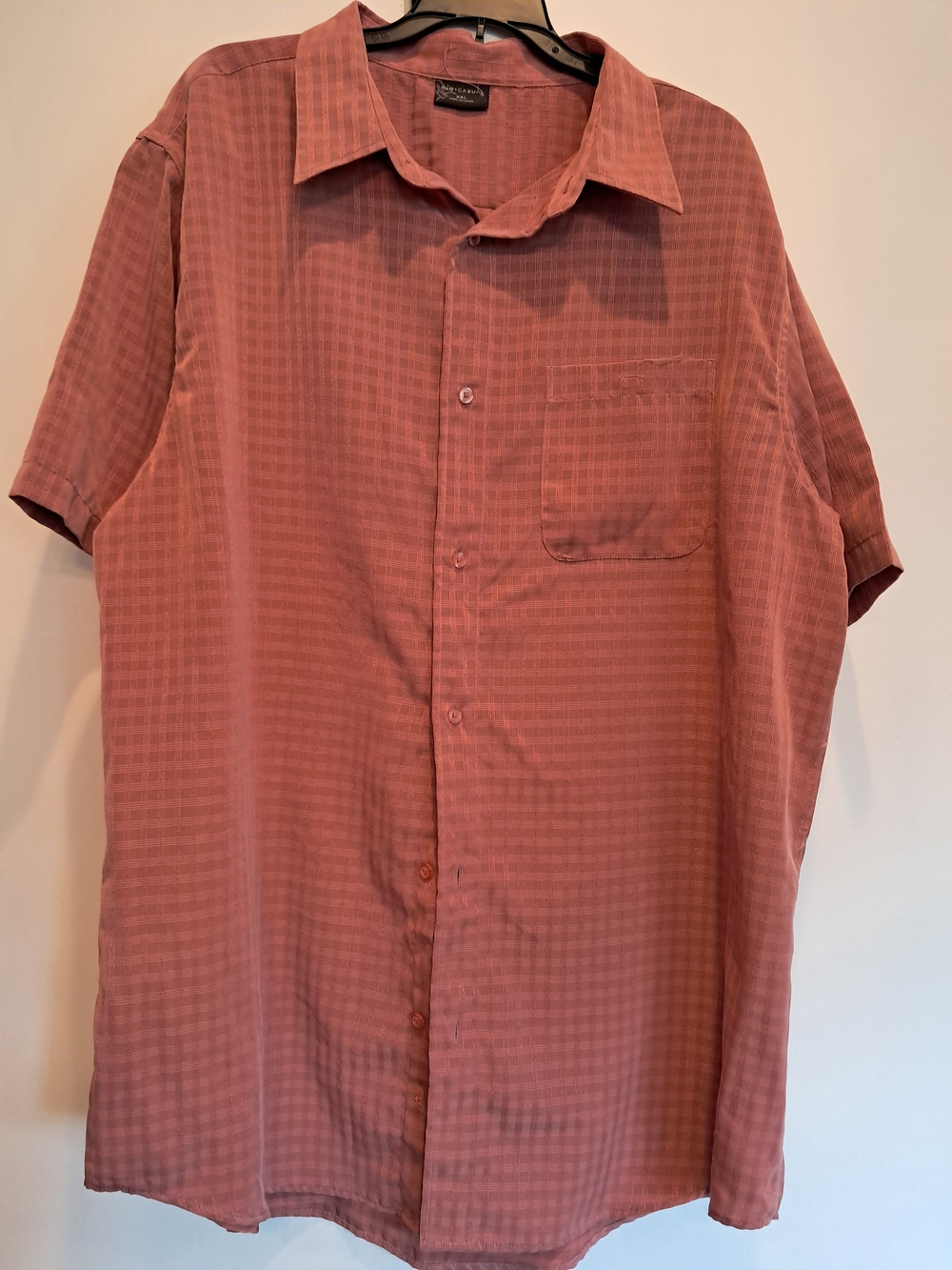 R&R Casual Men's Short-Sleeve Button-Up Shirt